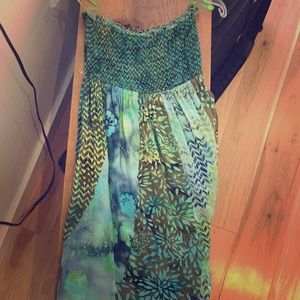 Sleeveless Tube top dress